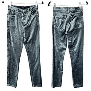 Citizens of Humanity Olivia Velvet Jeans 24 Women Blue‎ High Rise Slim Ankle USA